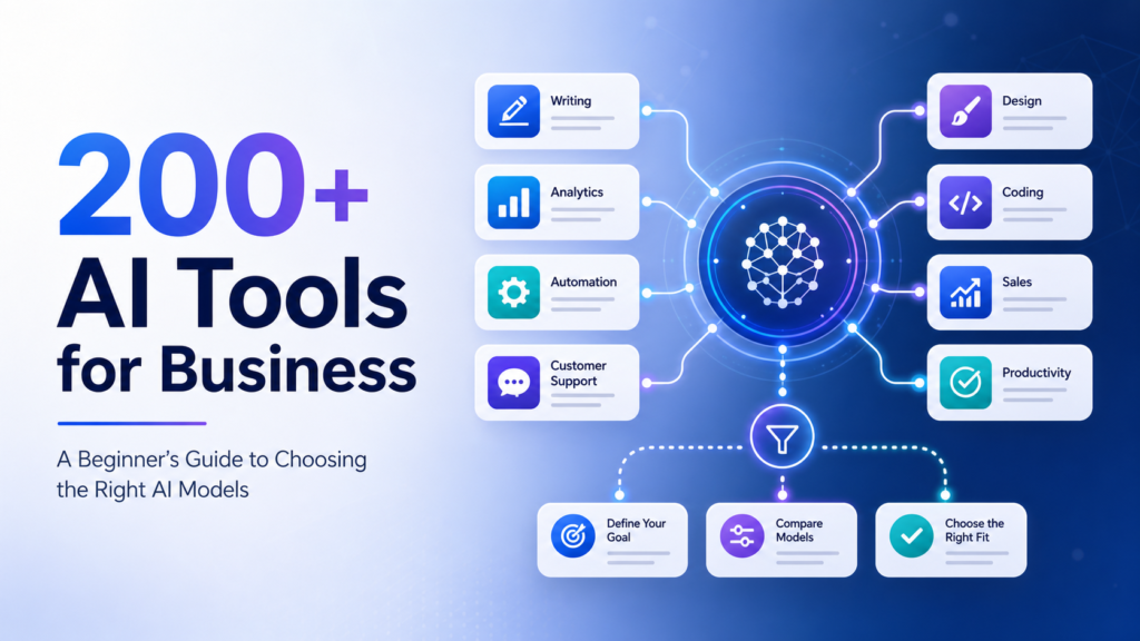 200+ AI Tools for Business: A Beginner’s Guide to Choosing the Right AI Models