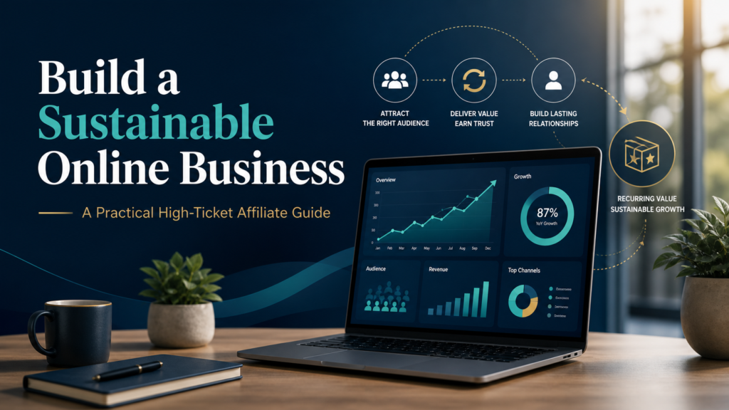 Learn How to Build a Sustainable Online Business: A Practical High-Ticket Affiliate Guide