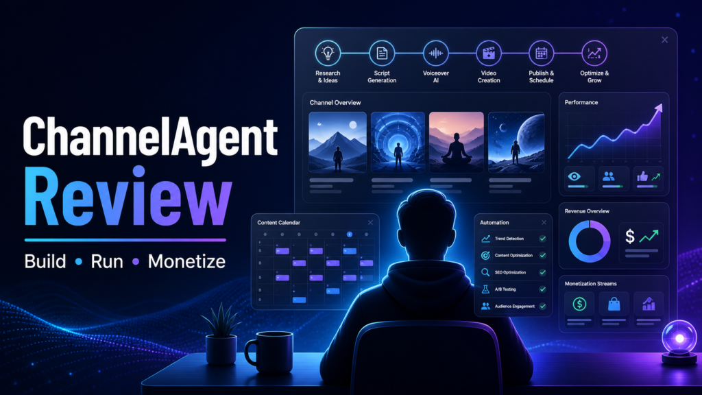 ChannelAgent Review: An AI Agent That Builds, Runs & Monetizes a Complete Faceless YouTube Channel
