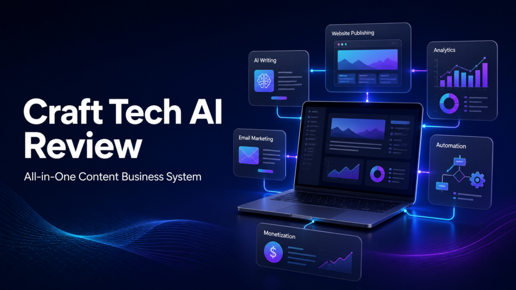Craft Tech AI Review: An All-In-One System for Building a Modern Content Business