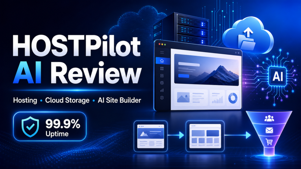 HOSTPilot AI Review: 3-in-1 Limitless Hosting With 99.9% Uptime, Cloud Storage & AI Website + Funnel Creation