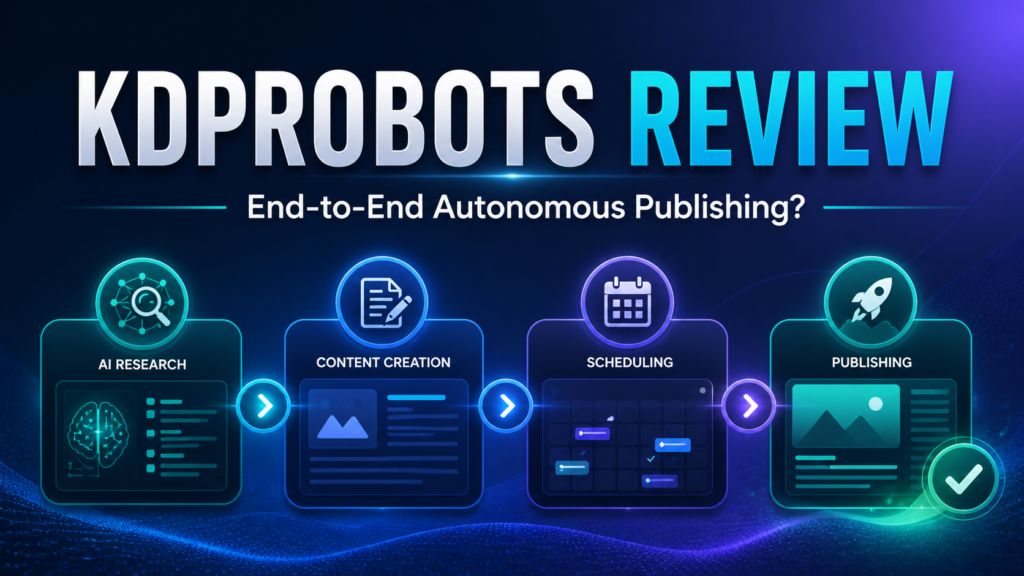 KDPROBOTS Review: The World's First End-to-End Autonomous Publishing System?