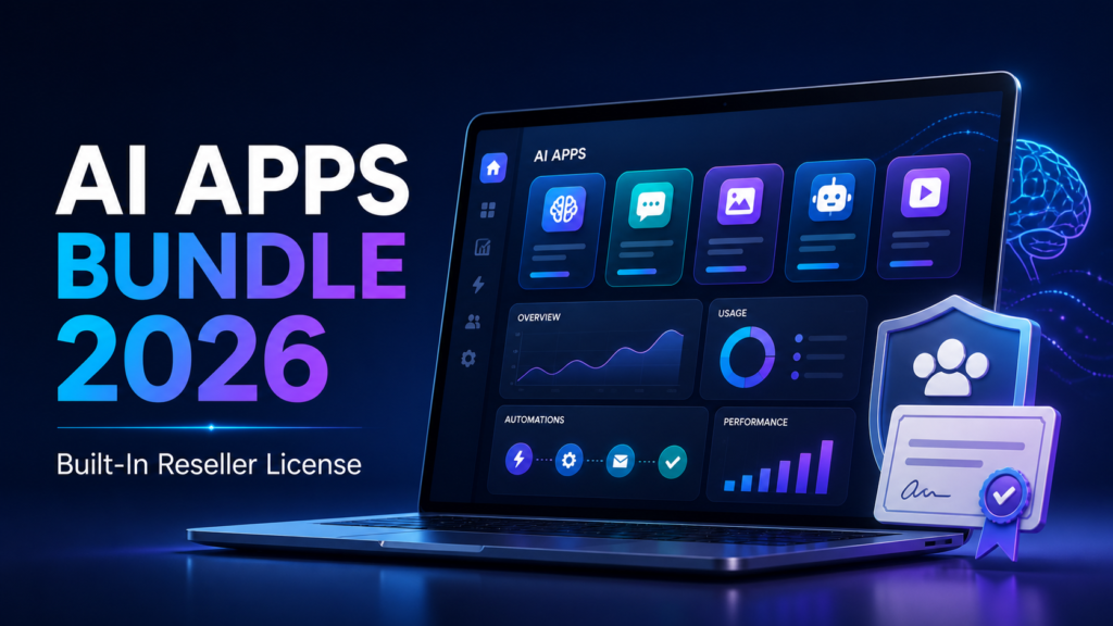 New Bundle Deal 2026: AI Apps Dashboard With a Built-In Reseller License