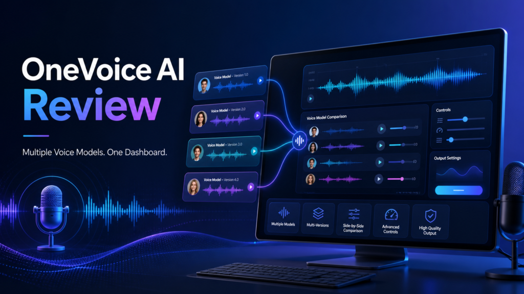 OneVoice AI Review: AI Voice Models With Multi-Versions Access From One Dashboard