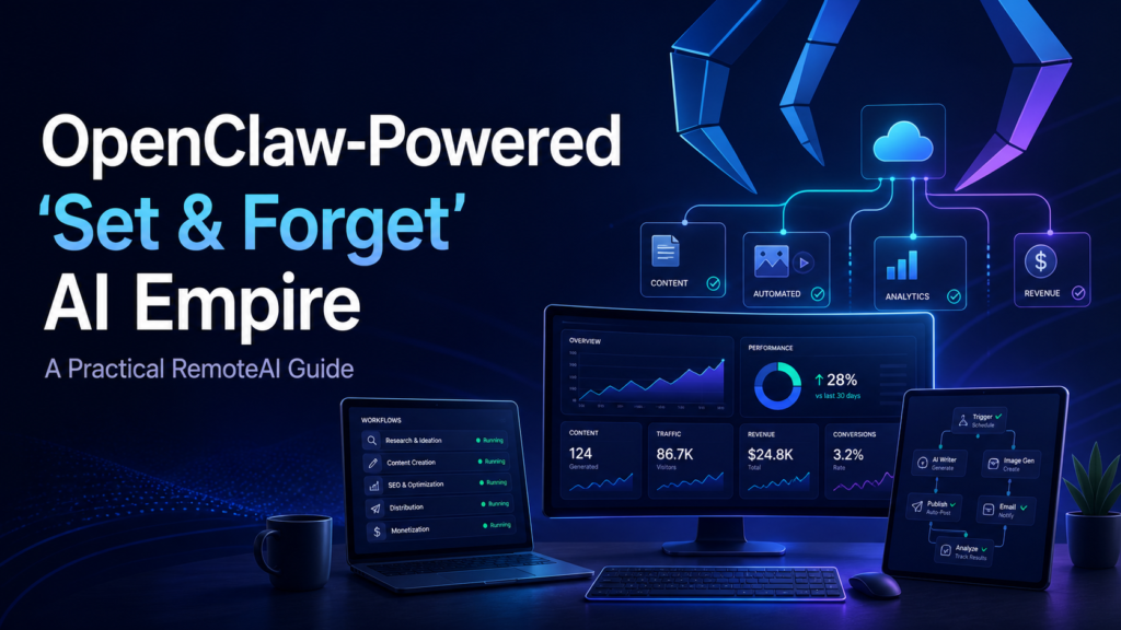 OpenClaw-Powered “Set & Forget” AI Empire: A Practical RemoteAI Guide