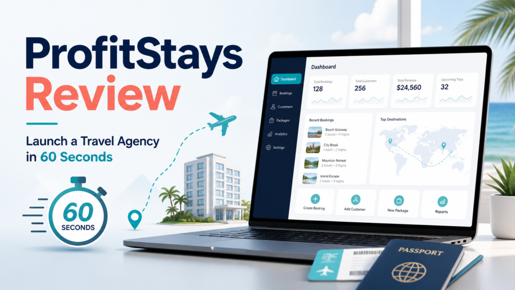 ProfitStays Review: Start Your Own Travel Agency in Less Than 60 Seconds
