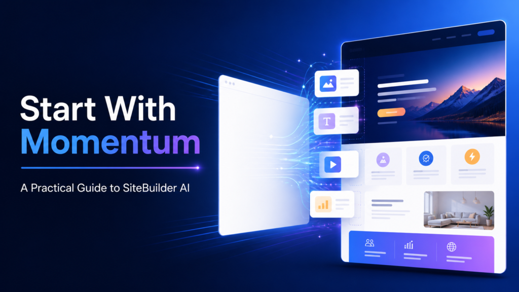 Start With Momentum, Not Another Blank Page: A Practical Guide to SiteBuilder AI