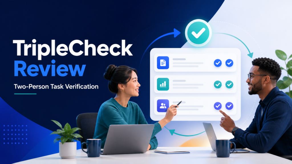 TripleCheck Review: A Two-Person Task Verification System for Small Teams
