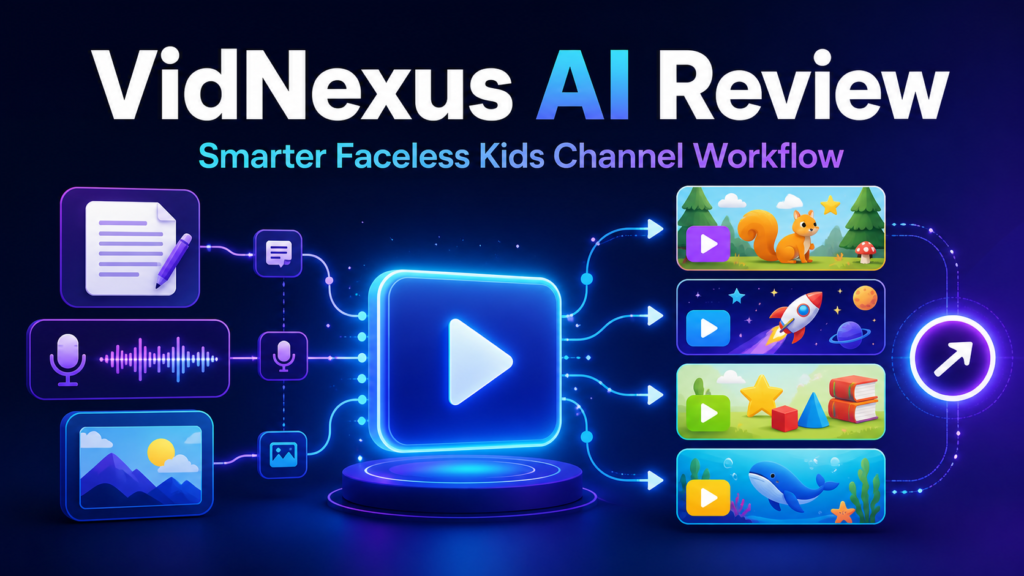 VidNexus AI Review: Build Unlimited Faceless Kids Channels With a Smarter Workflow
