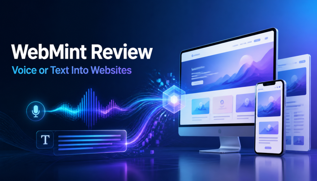 WebMint Review: AI SuperProgrammer™ That Turns Your Voice or Text Into Websites