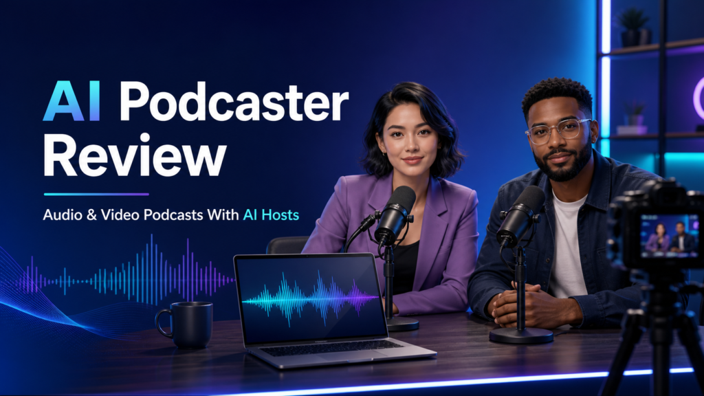 AI Podcaster Review: Create Audio and Video Podcasts With AI Hosts