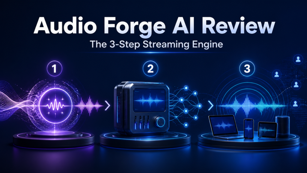 Audio Forge AI Review: The 3-Step Engine Behind Its Audio Streaming Opportunity