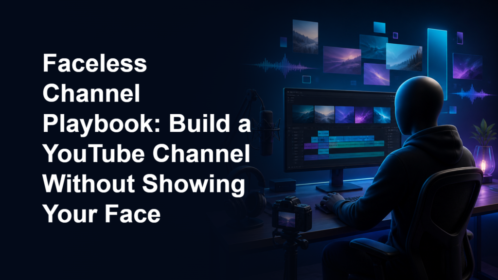 Faceless Channel Playbook: Build a YouTube Channel Without Showing Your Face