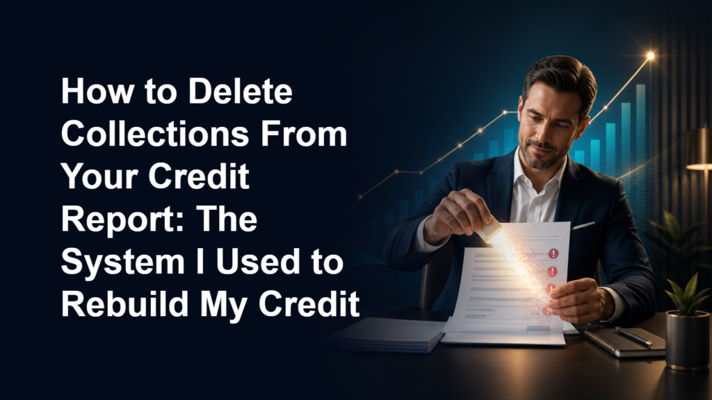 How to Delete Collections From Your Credit Report: The System I Used to Rebuild My Credit