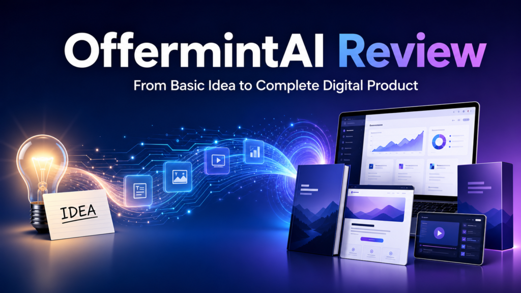 OffermintAI Review: Turns Any Basic Idea Into A Complete Digital Product